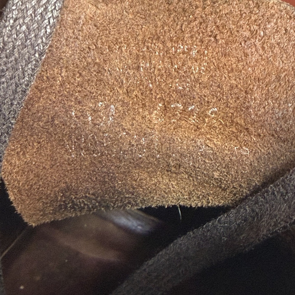 Wolverine 1000 Mile PLAIN TOE Classic Boot Havana Brown W990072 Men's 10.5 D USA - Picture 12 of 15